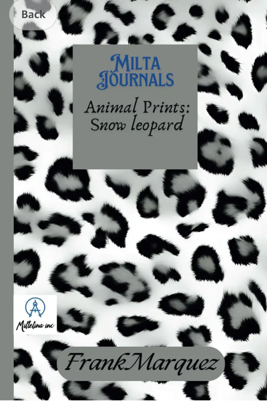 Milta Journals - Snow Leopard Image